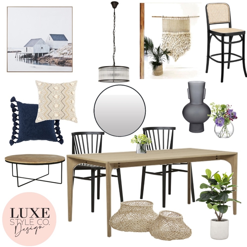 Hamptons Contemporary Living room Mood Board by Luxe Style Co. on Style Sourcebook