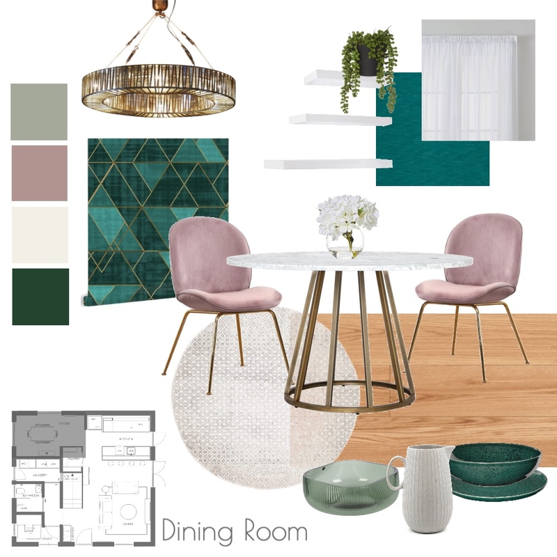 Dining Room Sample Board M9 Mood Board by coco + grace interiors on Style Sourcebook