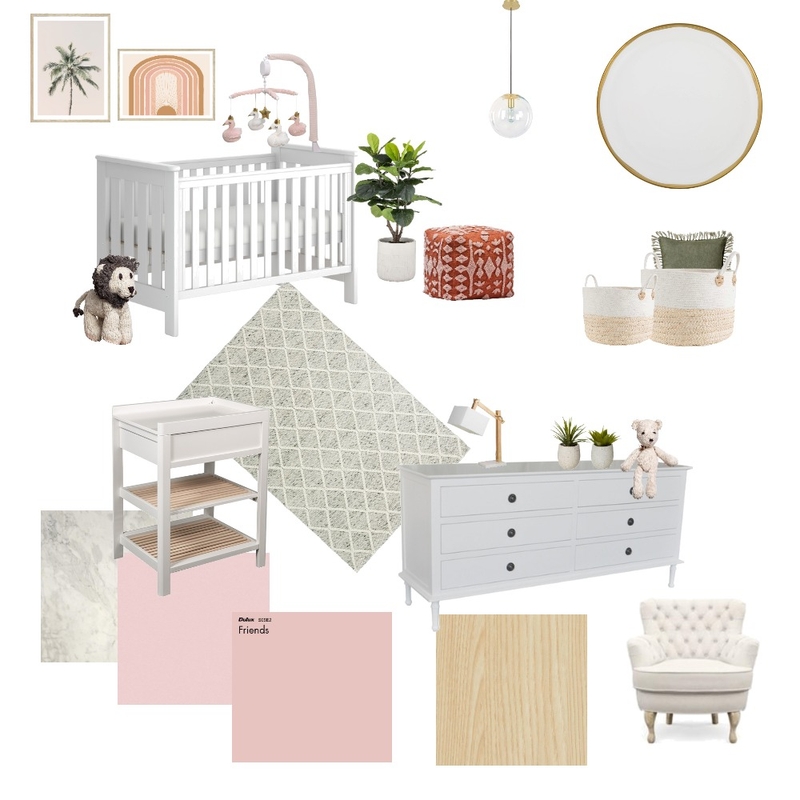 baby girls room Mood Board by mattea.garnett1 on Style Sourcebook