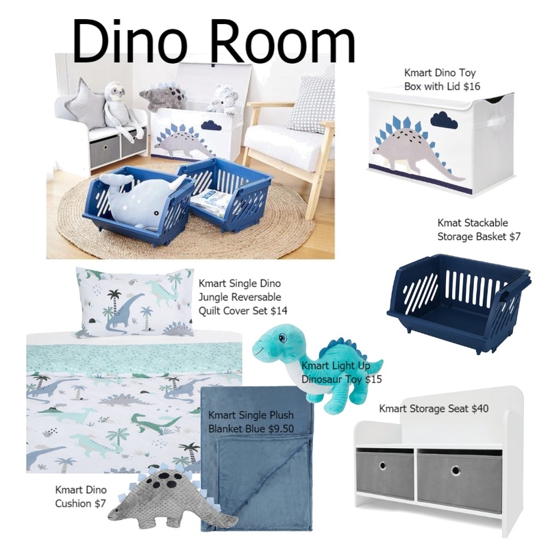 Dinosaur Bedroom Mood Board by HuntingForBeautBargains on Style Sourcebook