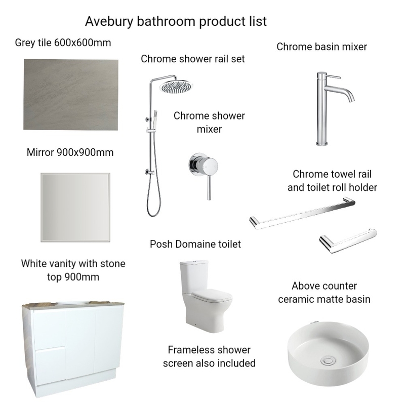 Berwick Product list Mood Board by Hilite Bathrooms on Style Sourcebook