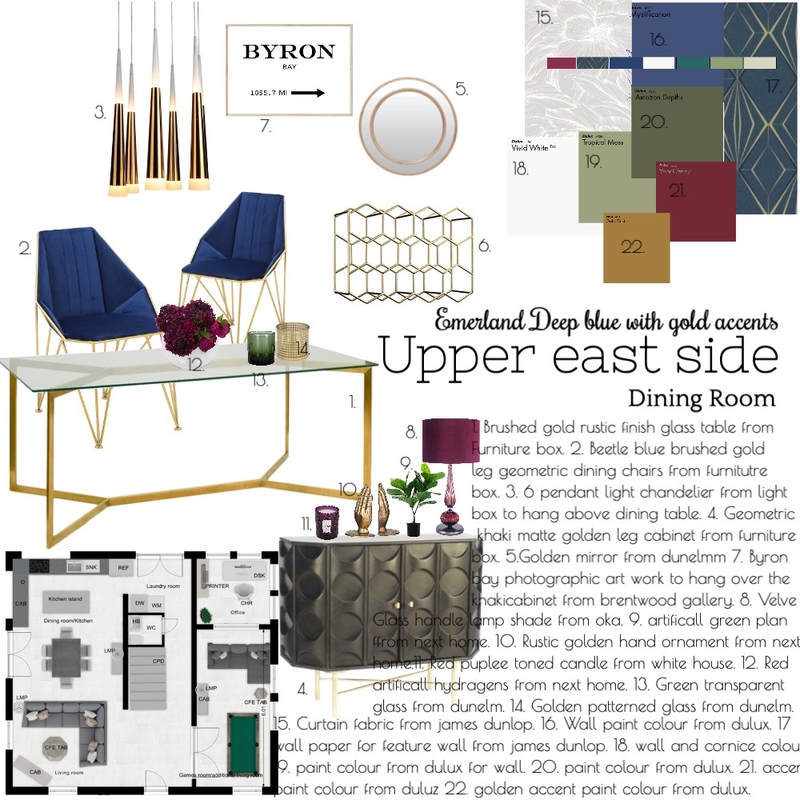 Upper east side dining room Mood Board by Rosieevans on Style Sourcebook