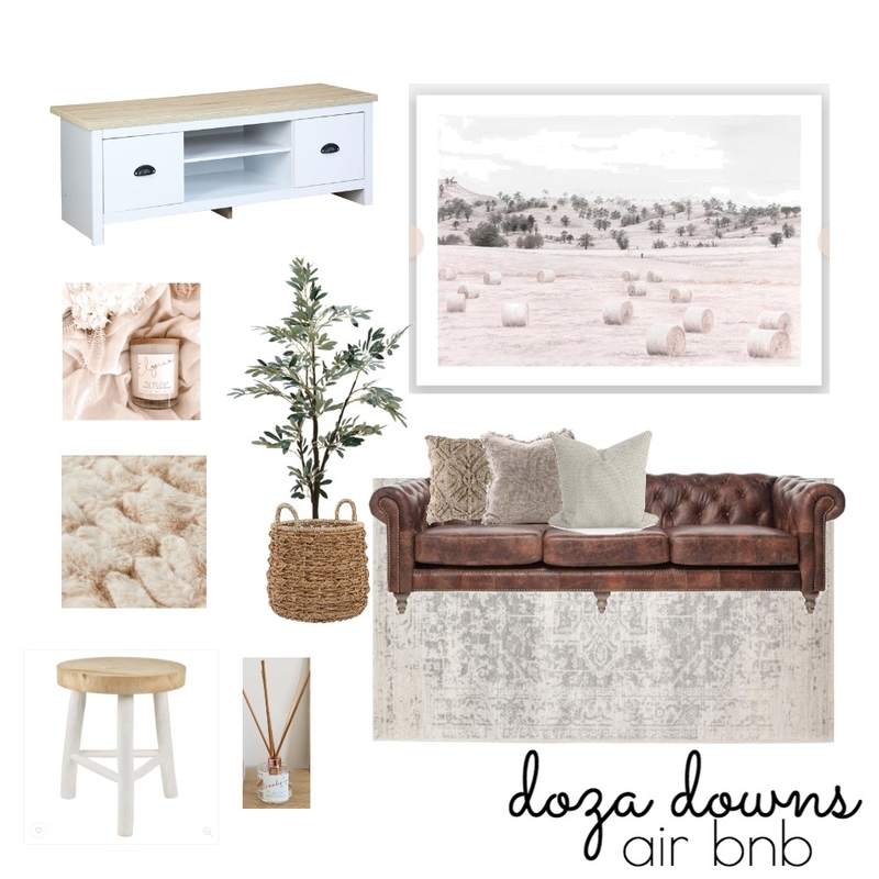 Doza Downs AIR BNB Mood Board by Dominelli Design on Style Sourcebook