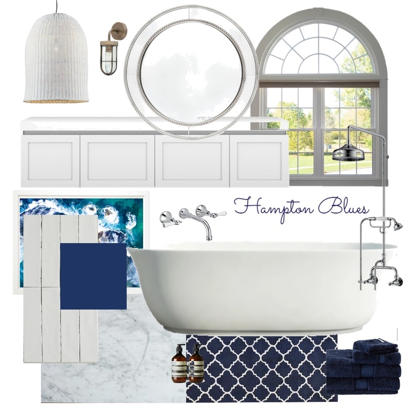 Hampton Blues Mood Board by Jessicarose1405 on Style Sourcebook