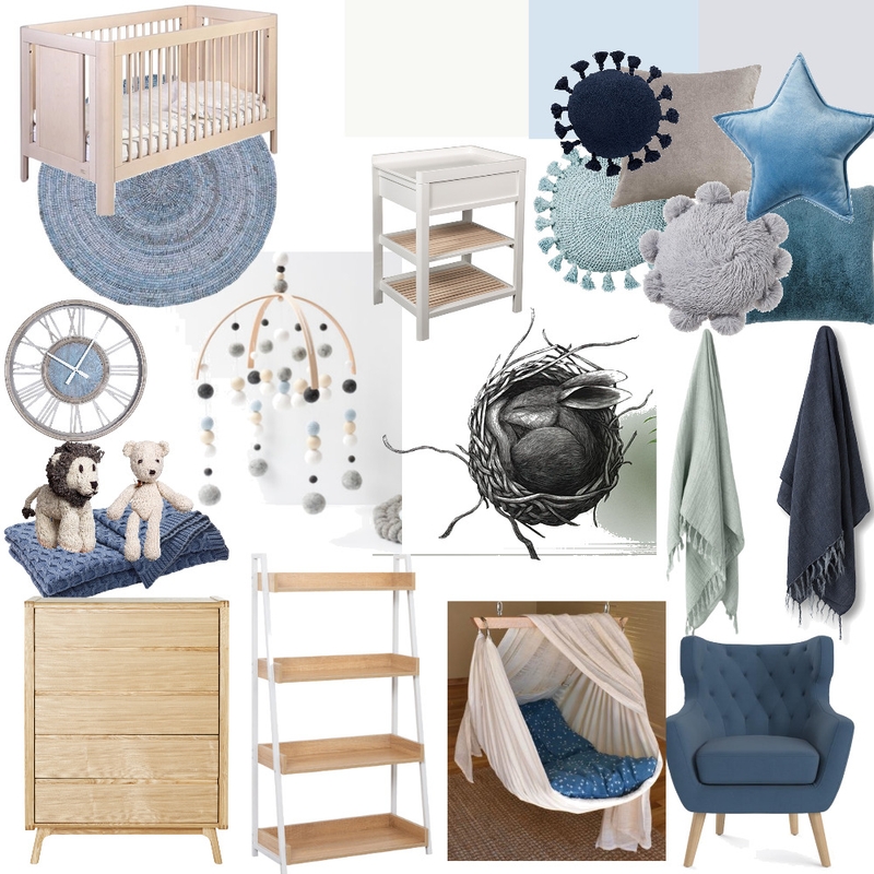 Boy nursery Mood Board by Freyja Giese on Style Sourcebook