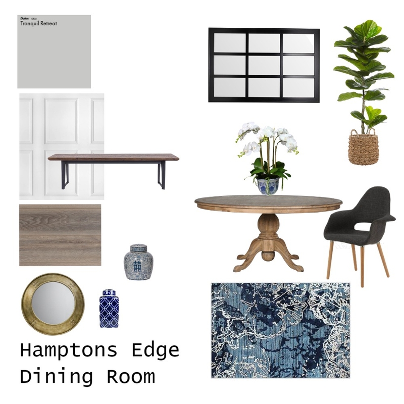 Hamptons Edge - Dining Room Mood Board by Deb Davies on Style Sourcebook