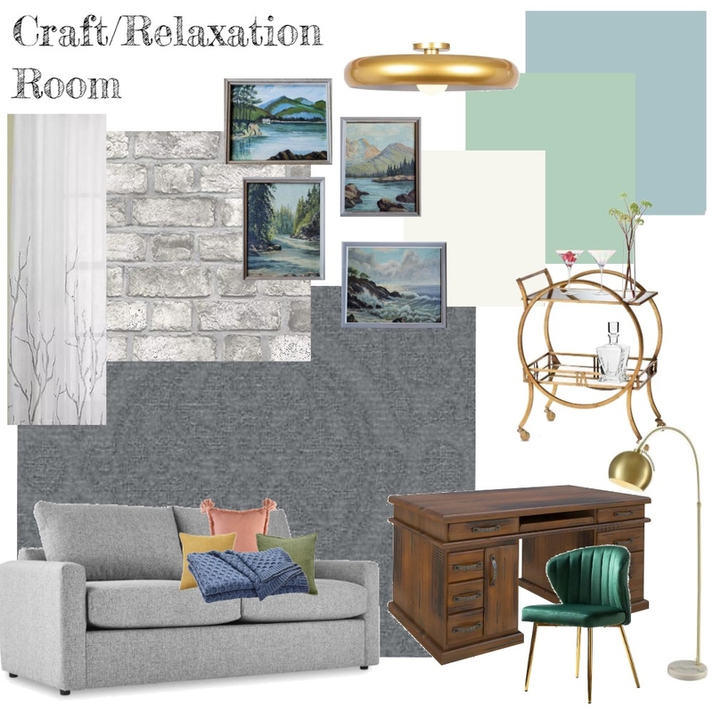 Craft Room Mood Board by KseniaBaykalova on Style Sourcebook