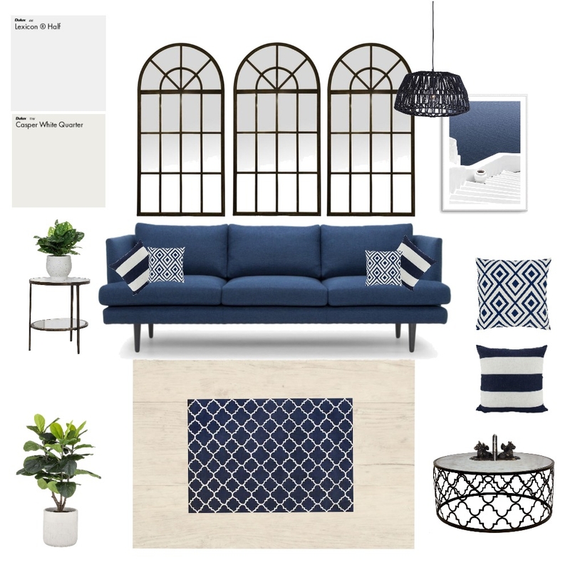 Mediterranean Living Room Mood Board by Crystelle on Style Sourcebook