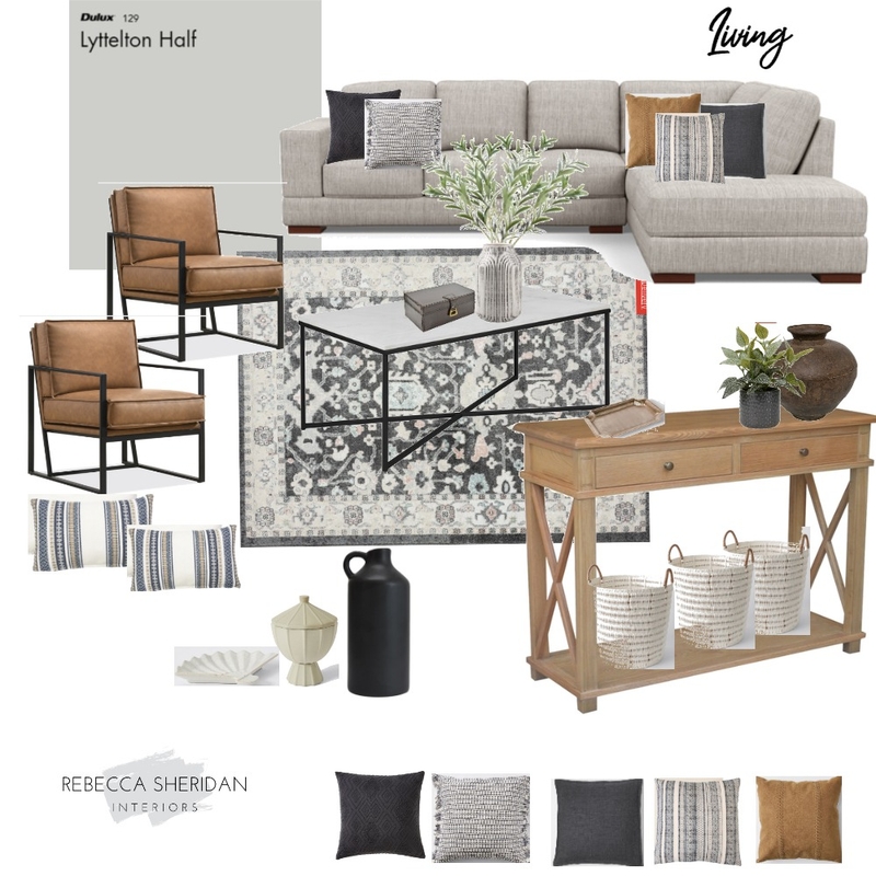 Living Mood Board by Sheridan Interiors on Style Sourcebook