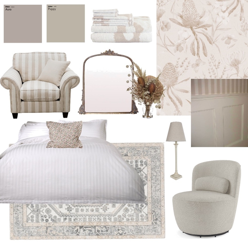 Hotel Mood Board by Rhiannon Lee, Oleander & Finch Interiors on Style Sourcebook
