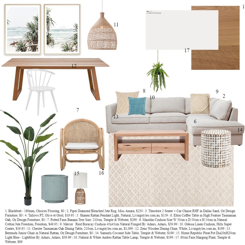 Coastal Mood Board Mood Board by taylahdafter on Style Sourcebook