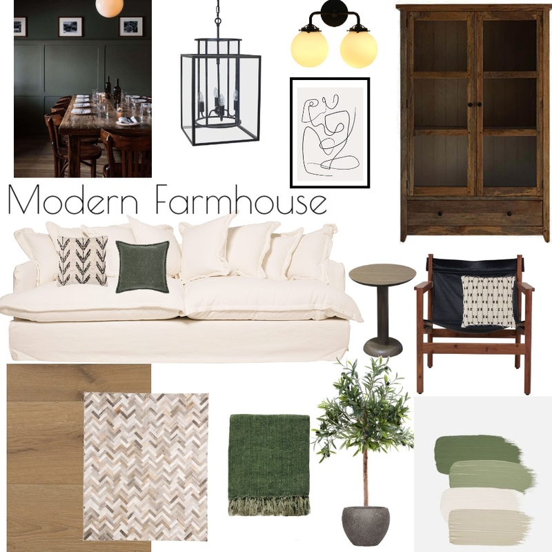 Modern Farmhouse Mood Board by NicoliCoetzee on Style Sourcebook