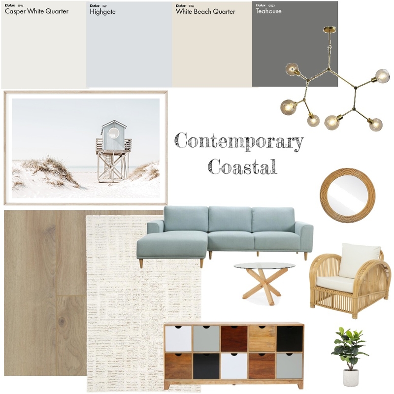 Contemporary Coastal Mood Board Mood Board by Kamryn on Style Sourcebook