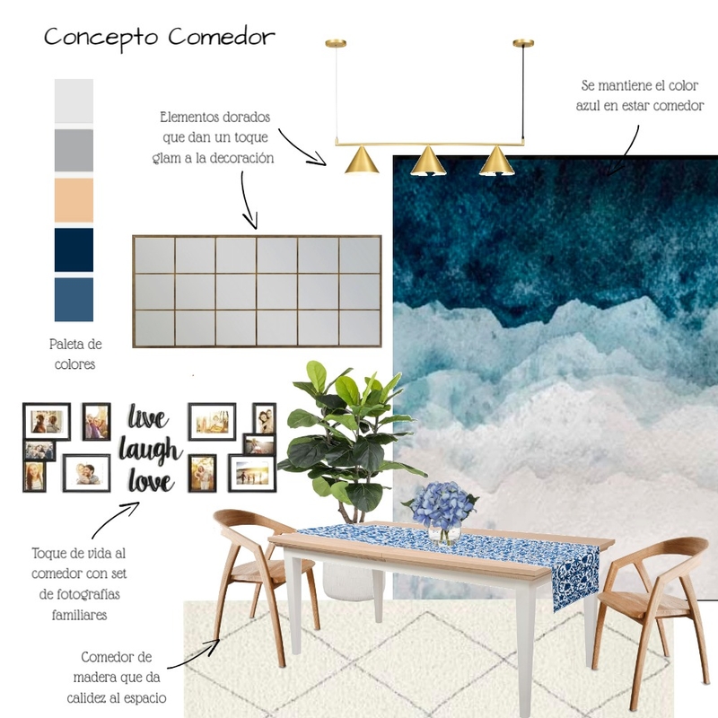 Comedor Mood Board by clauconejero on Style Sourcebook