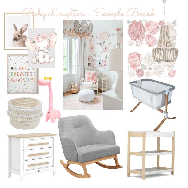 Sample Board - Baby Loughton (1) Mood Board by Beautiful Spaces Interior Design on Style Sourcebook