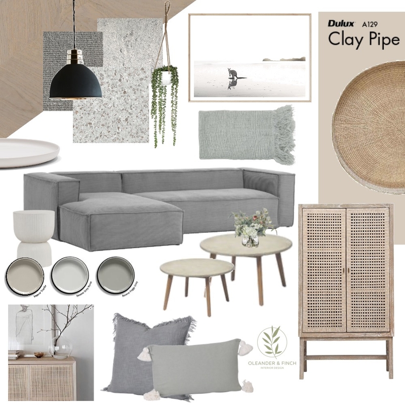 Contemporary Living Mood Board by Oleander & Finch Interiors on Style Sourcebook