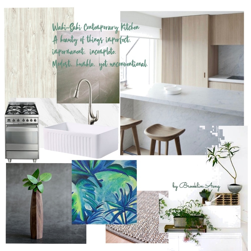 Wabi Sabi Kitchen 1 Mood Board by brooklinaeng on Style Sourcebook