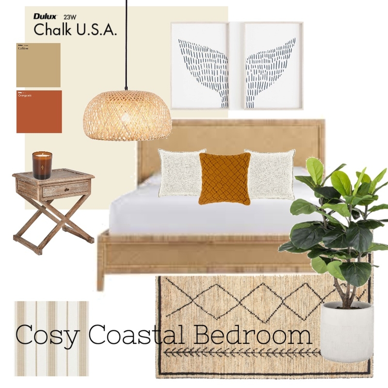 Cosmopolitan Coastal bedroom Mood Board by Annemarie de Vries on Style Sourcebook