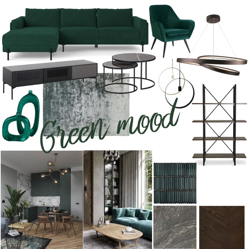 Luxury green mood interior Mood Board by Julia_JI on Style Sourcebook