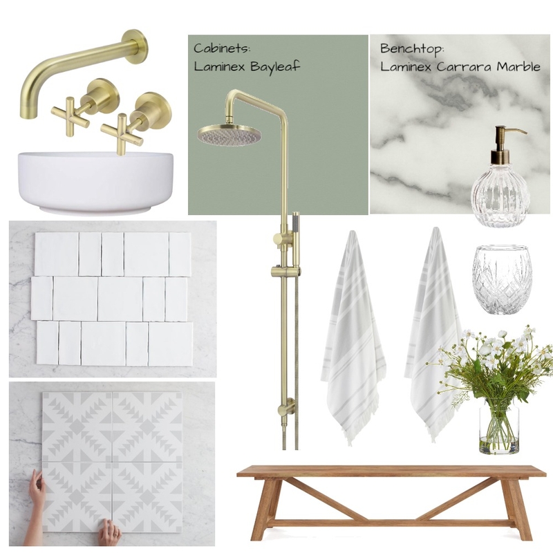 Mum's Bathroom Mood Board by Eden & Birch Design Studio on Style Sourcebook