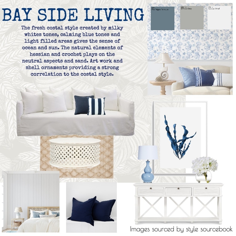 BAY SIDE LIVING Mood Board by chloecous@gmail.com on Style Sourcebook