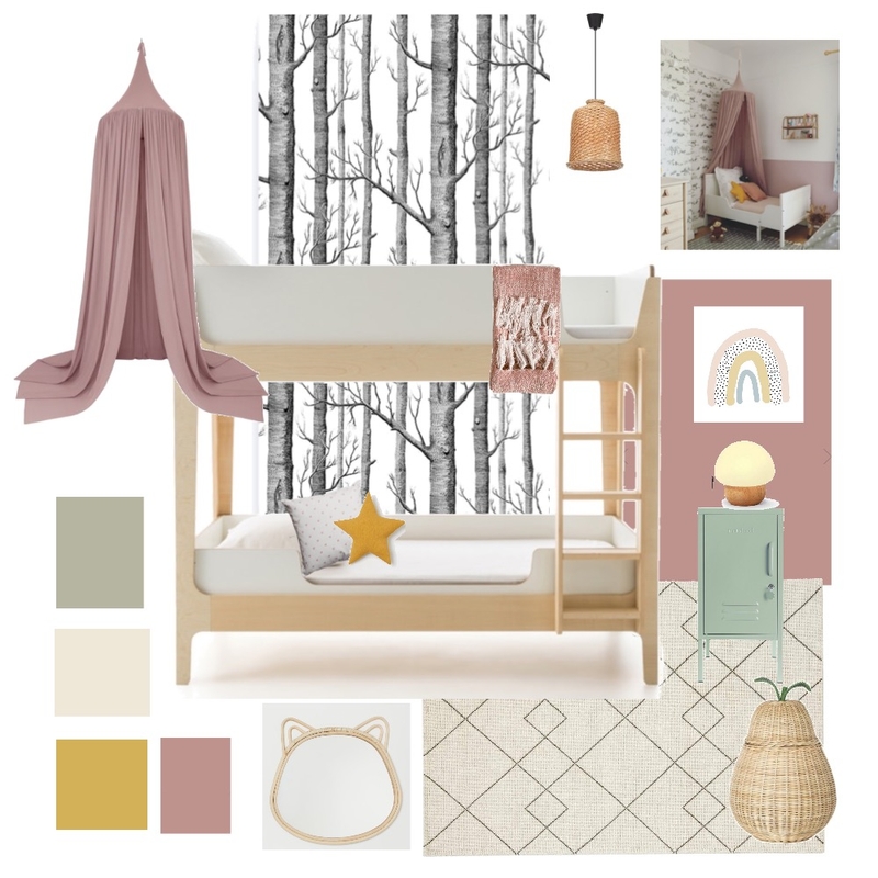 girls bedroom Mood Board by Caroline Dadswell on Style Sourcebook