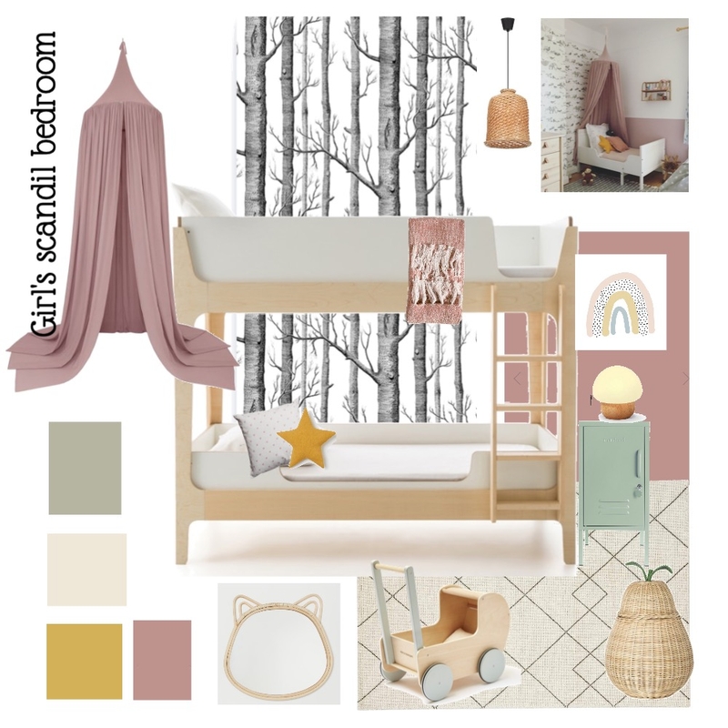 girls bedroom Mood Board by Caroline Dadswell on Style Sourcebook