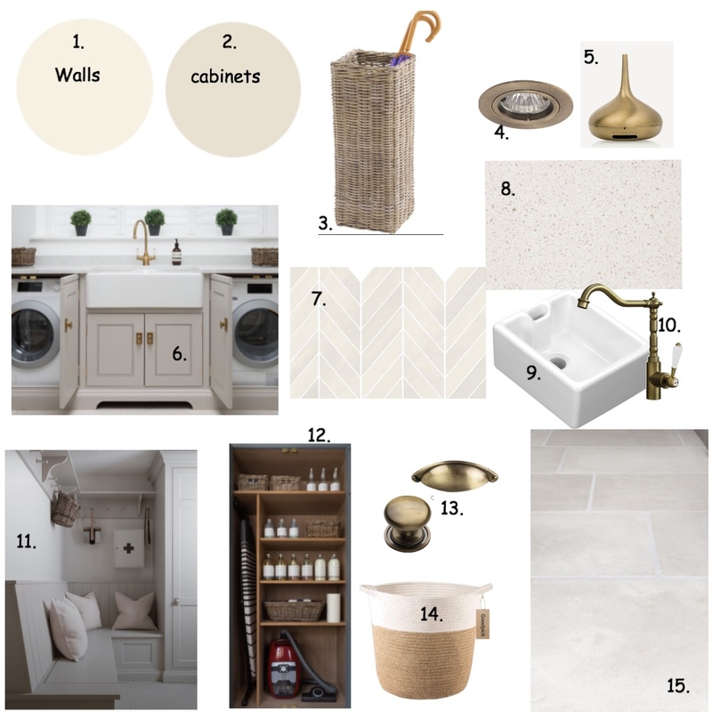 Utility / Mudroom Mood Board by Claire Hickey on Style Sourcebook