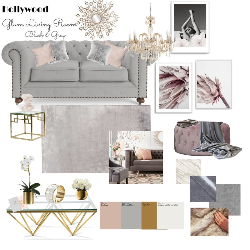 Hollywood Glam Mood Board by Melikarahimi on Style Sourcebook