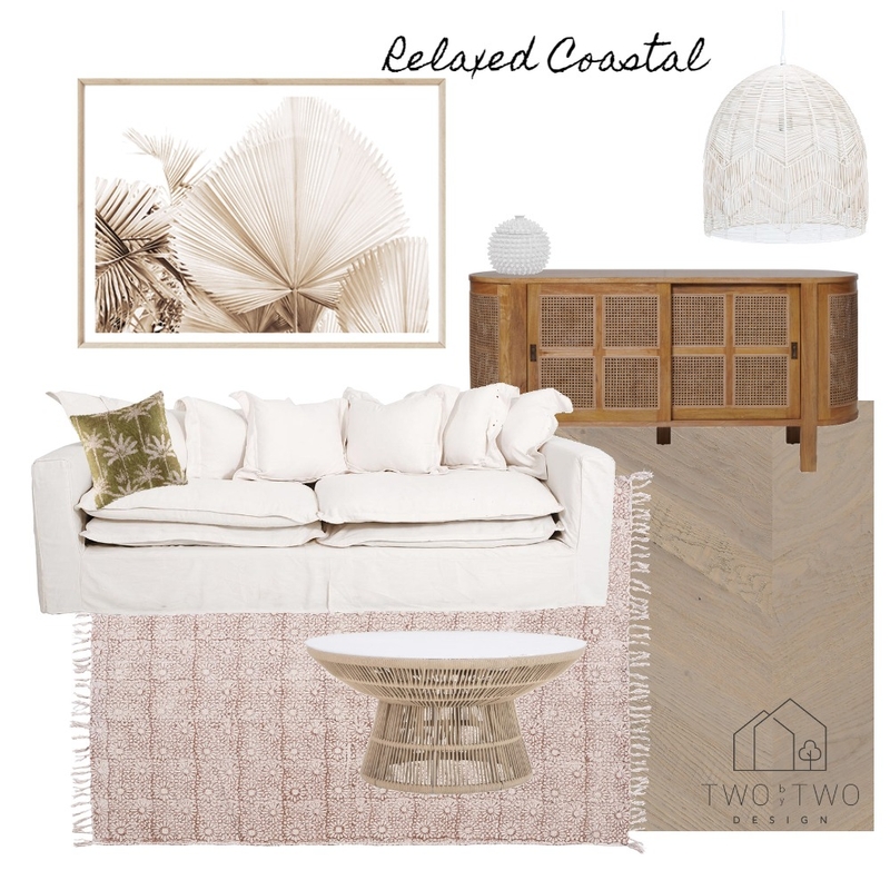 Relaxed Coastal Lounge Mood Board by Two By Two Design on Style Sourcebook