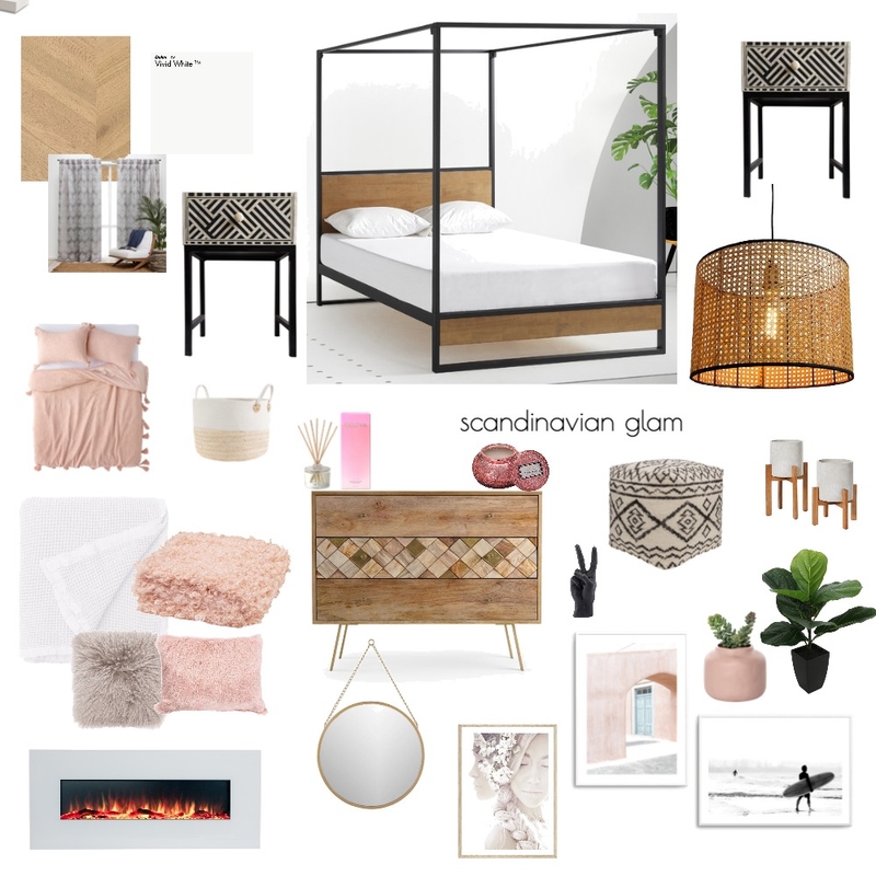 scandinavian bedroom Mood Board by rakhi on Style Sourcebook