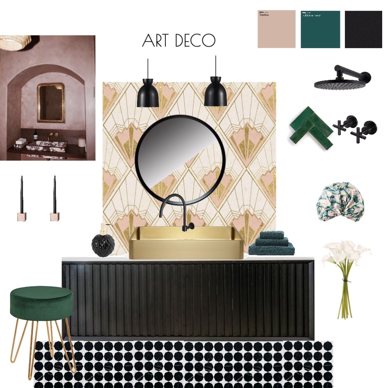 ARTDECO BATHROOM2 Mood Board by roroandsanti on Style Sourcebook