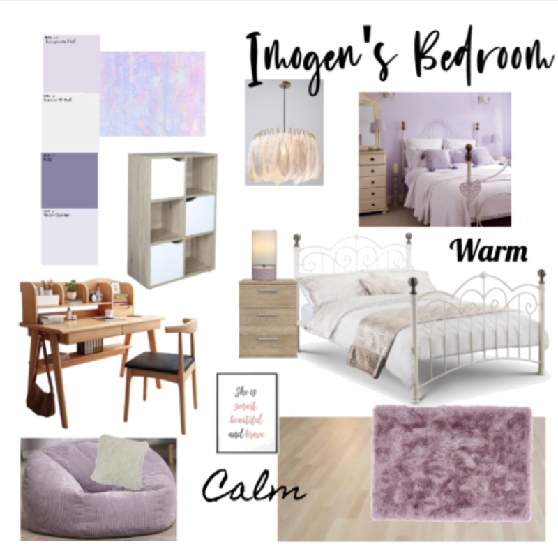 Imogen's Bedroom Mood Board by Nicola on Style Sourcebook
