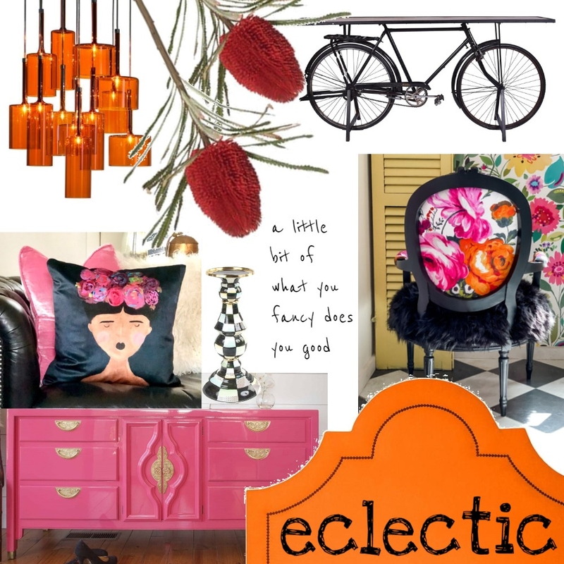 Eclectic design Mood Board by Vicki Doidge Designs on Style Sourcebook