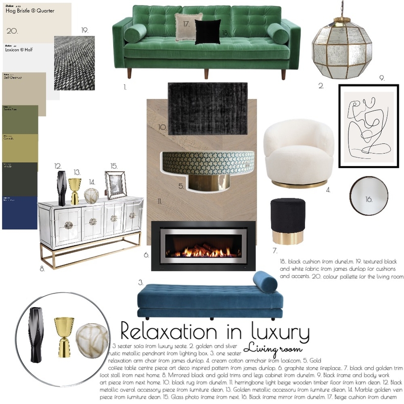 Relaxation in luxury Mood Board by Rosieevans on Style Sourcebook