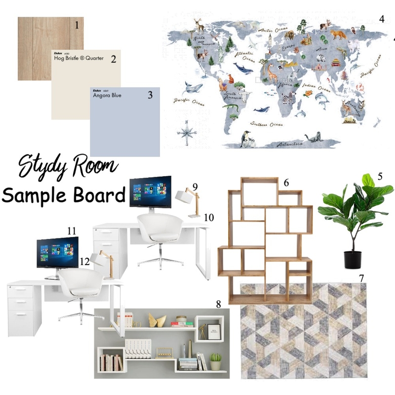 study room Mood Board by monikaki on Style Sourcebook