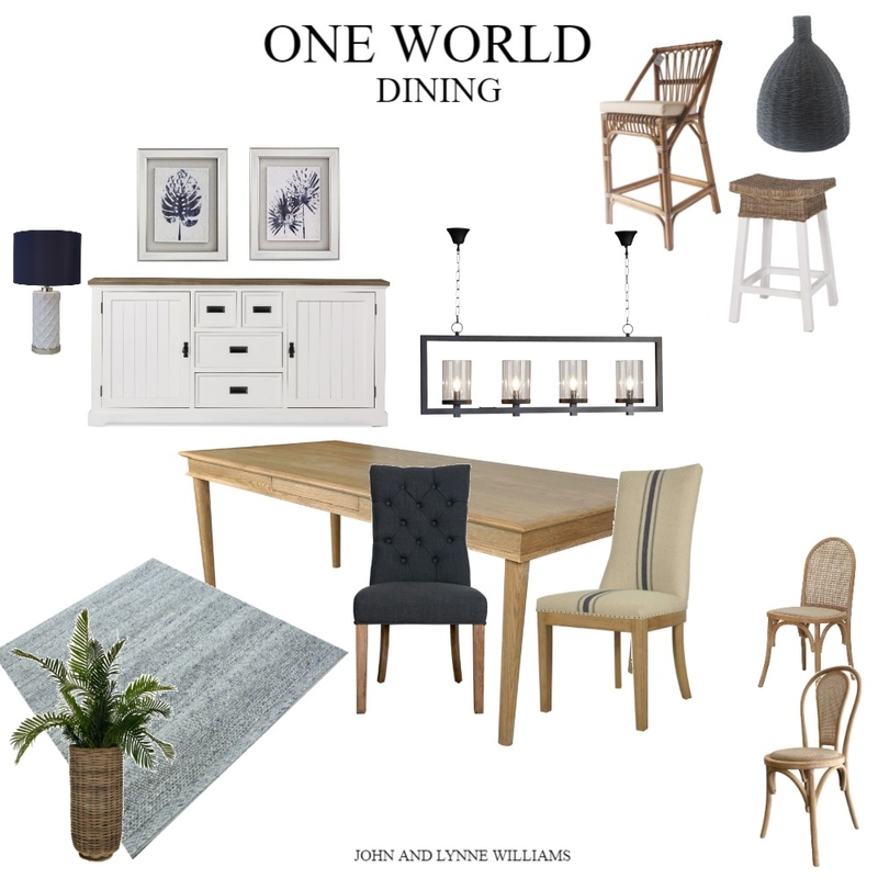 ONE WORLD DINING 001 Mood Board by lisajonesstylist on Style Sourcebook