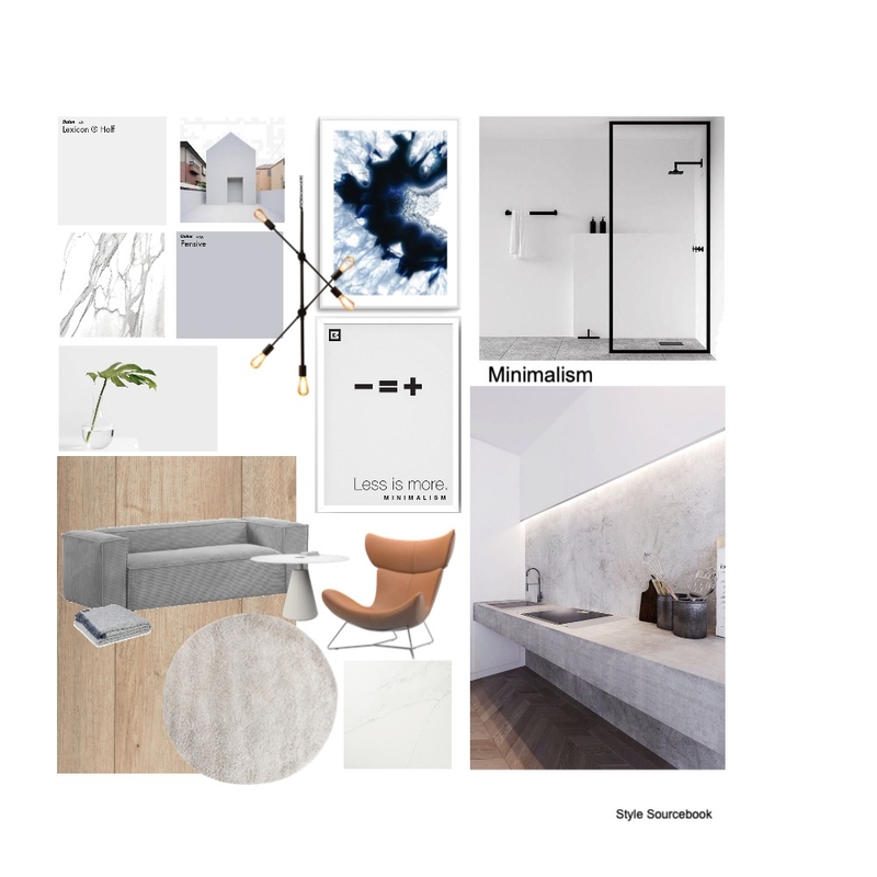 Minimalism Mood Board by Jodie Cooke on Style Sourcebook