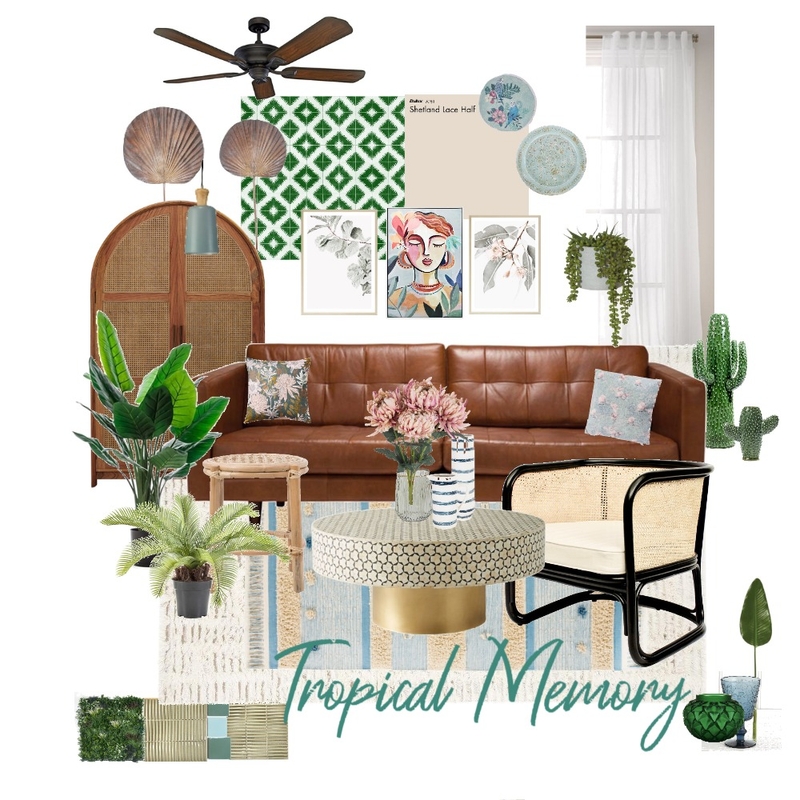 Tropical Memory Mood Board by jh670453 on Style Sourcebook