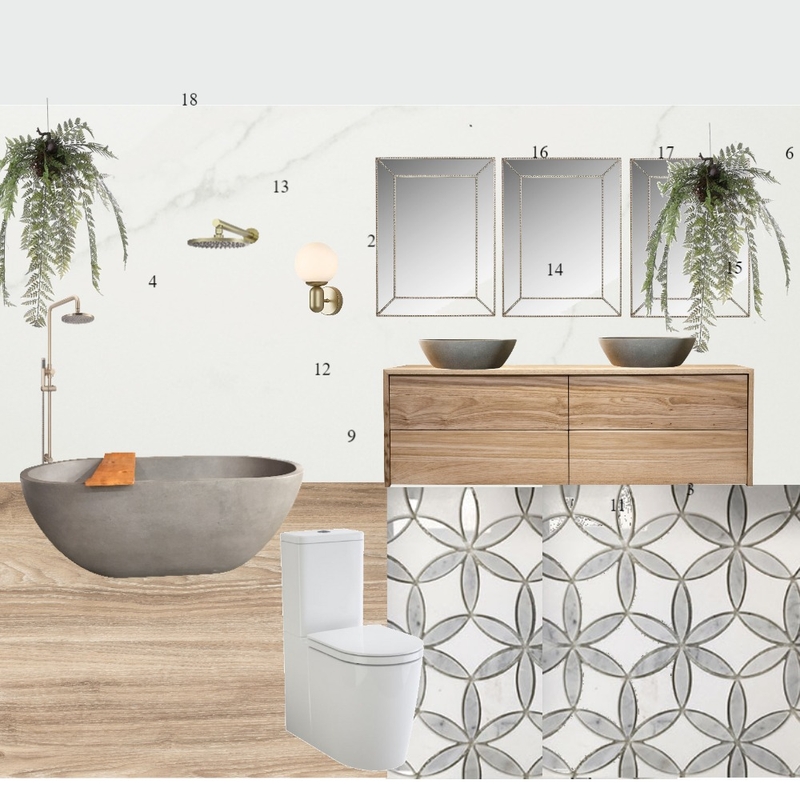 room board king bathroom Mood Board by JuliaPozzi on Style Sourcebook