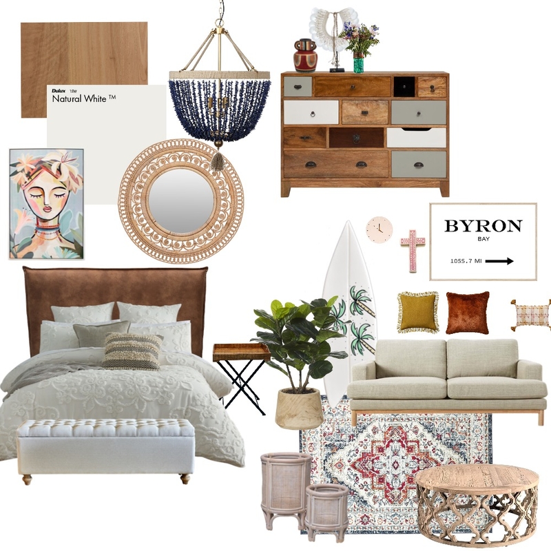 Beach Bedroom Mood Board by graceinteriors on Style Sourcebook