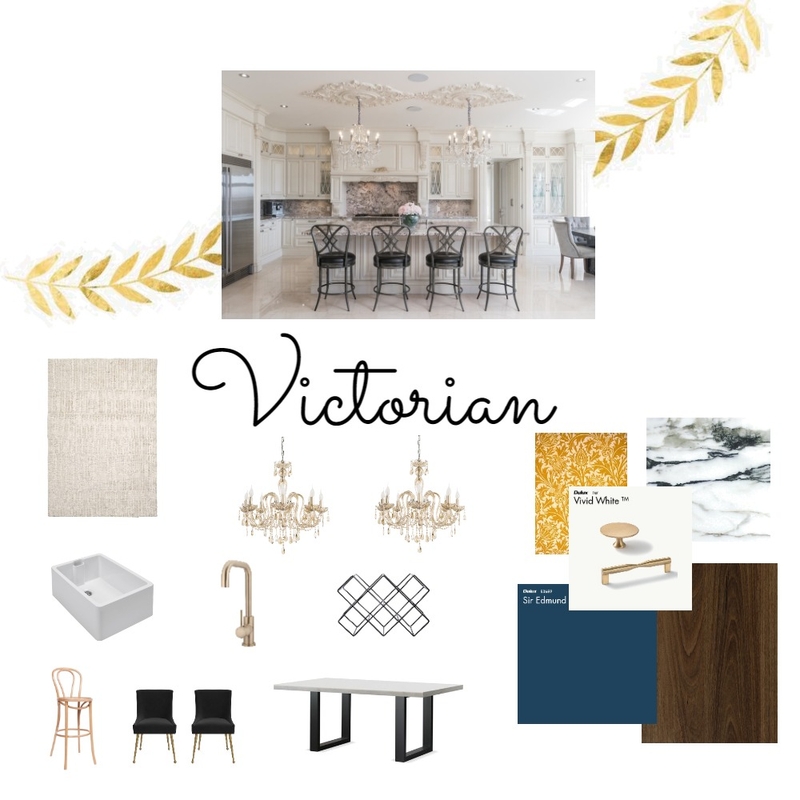 Victorian Kitchen Design Mood Board by Kim Jacobs on Style Sourcebook