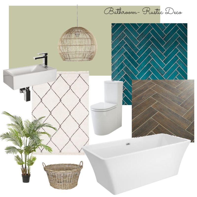 BathroomRusticDeco Mood Board by stylianasindall on Style Sourcebook