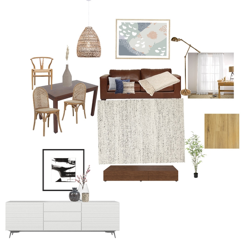 Japandi Living Room Mood Board by magsboy1@hotmail.com on Style Sourcebook