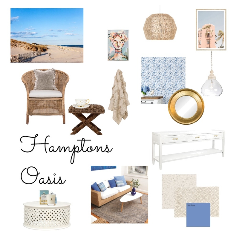 Module 3 Hamptons Oasis Mood Board by cfg0585 on Style Sourcebook