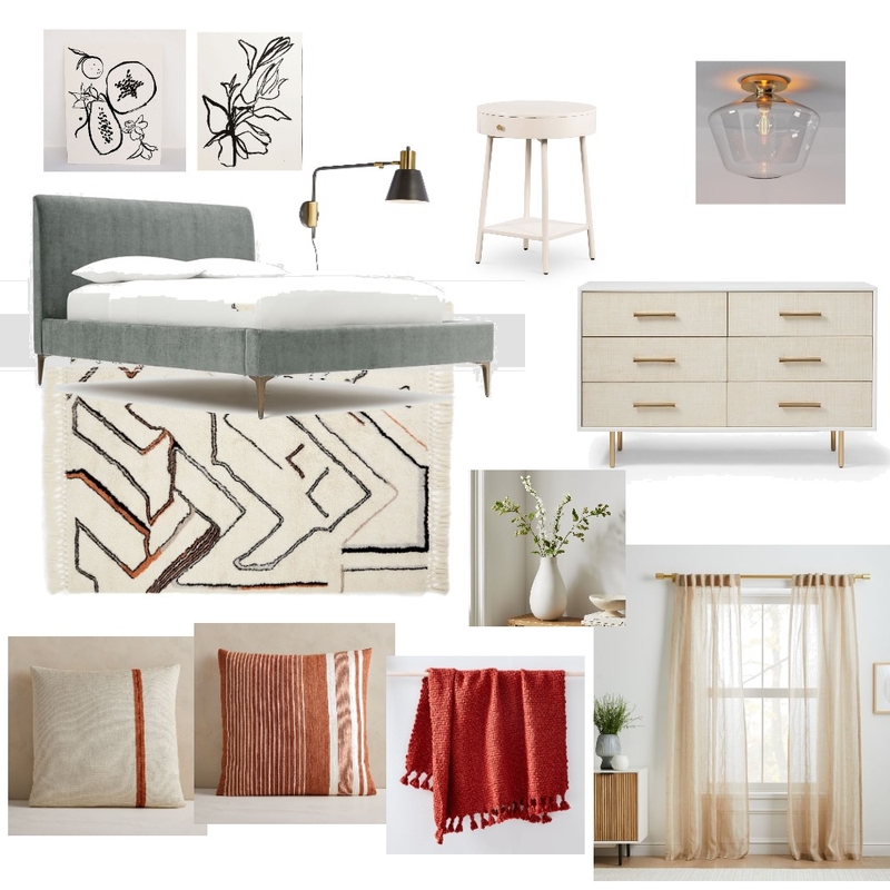 West Elm Bedroom Mood Board by nadine.ferreri on Style Sourcebook