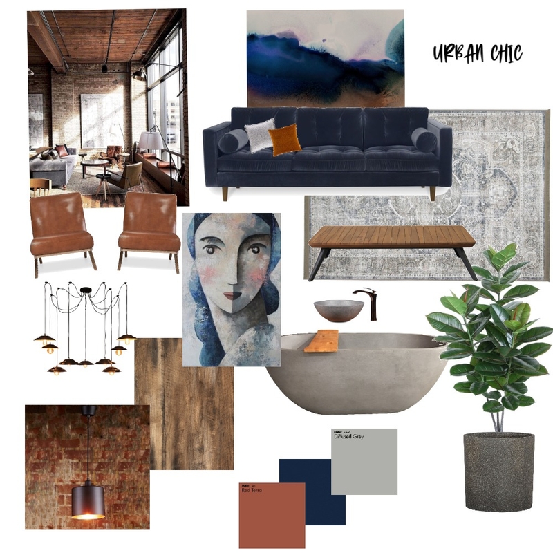 Urban Chic Mood Board by KristinaK on Style Sourcebook