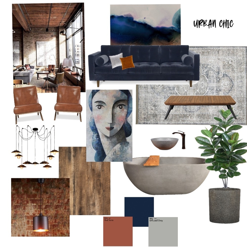 Urban Chic Mood Board by KristinaK on Style Sourcebook