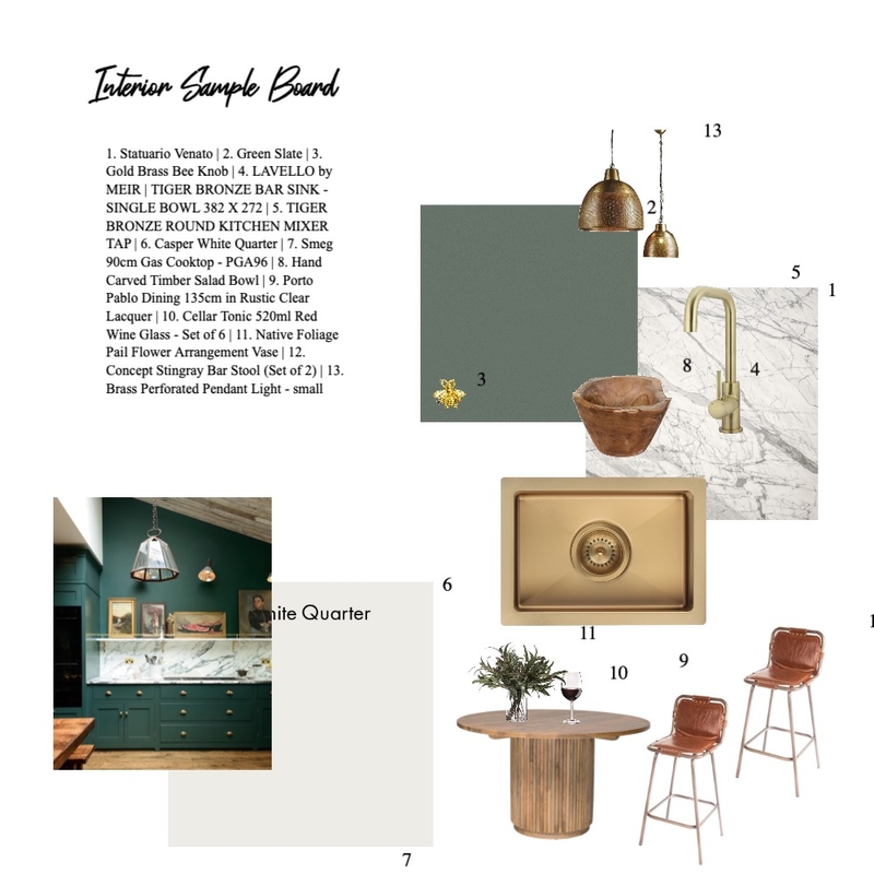 kitchen Mood Board Mood Board by bettyczok on Style Sourcebook