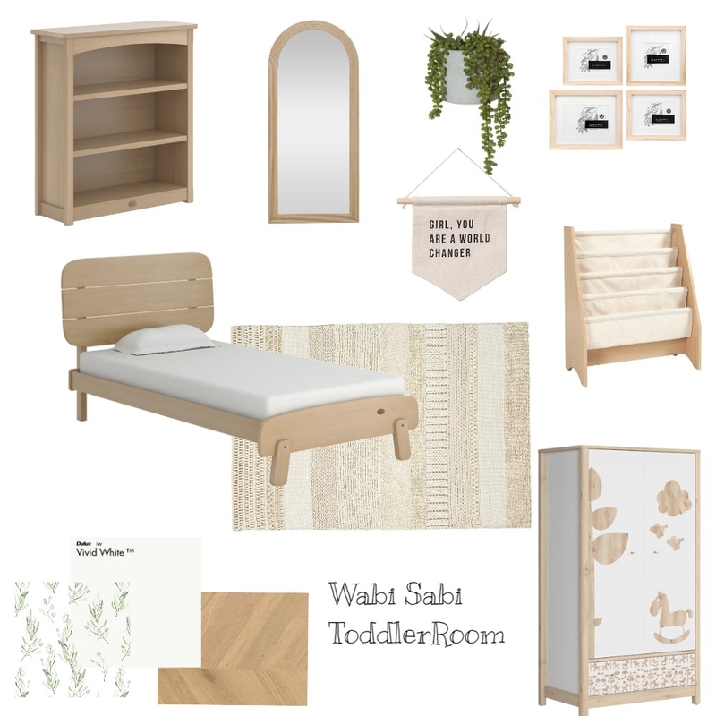 Wabi Sabi Toddler room 1 Mood Board by Farahtauseef on Style Sourcebook